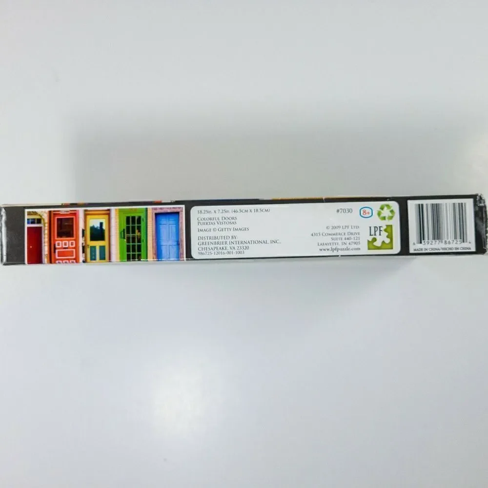 Panoramic Colorful Doors 350 Piece Puzzle